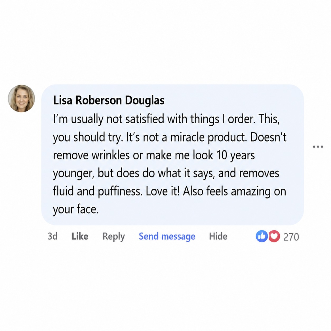 Facebook comment from Joanne Velikis Kilbride