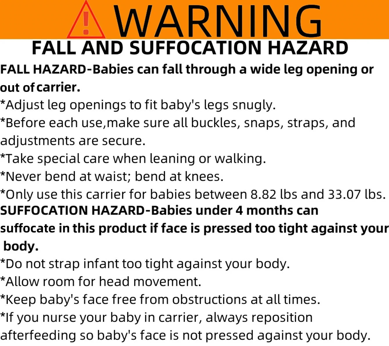 Nuvetra Baby Sling Carrier