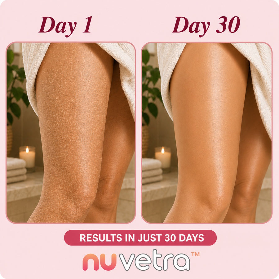 NUVETRA Natural Boar Bristle Dry Body Brush
