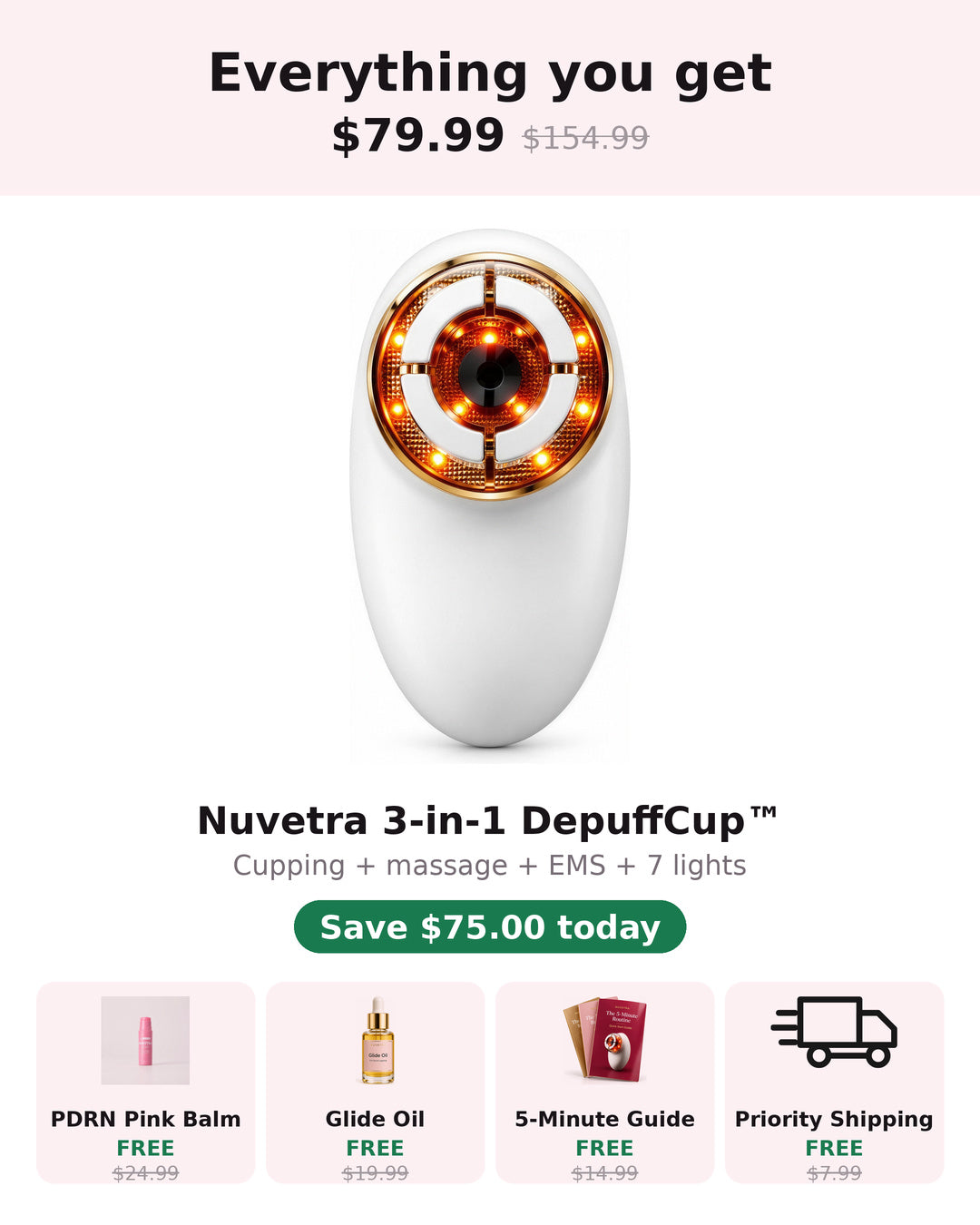 Nuvetra 3-in-1 DepuffCup™